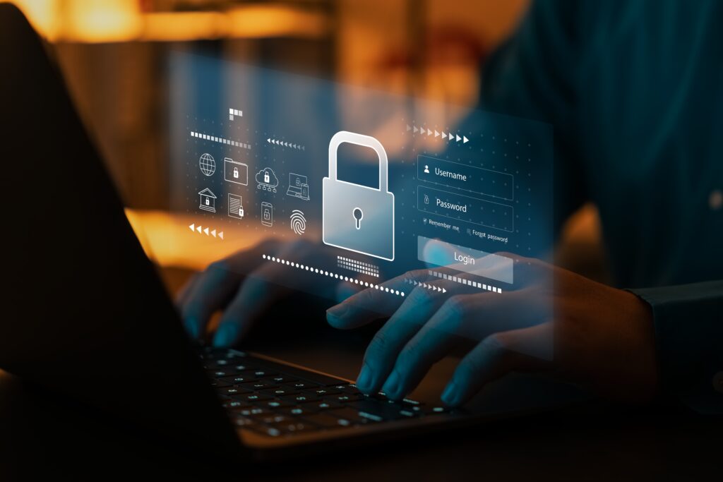 7 Ways to Secure Your Remote Workforce Against Cyber Threats 1 Remote employee using secure laptop on home Wi-Fi.